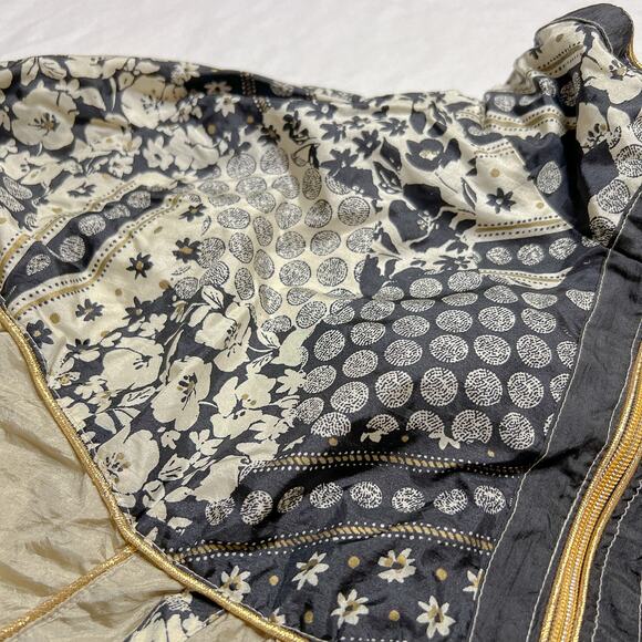 VOS Sports Vintage Patchwork Jacket Windbreaker Paisley Floral Women's L Retro - Picture 5 of 10